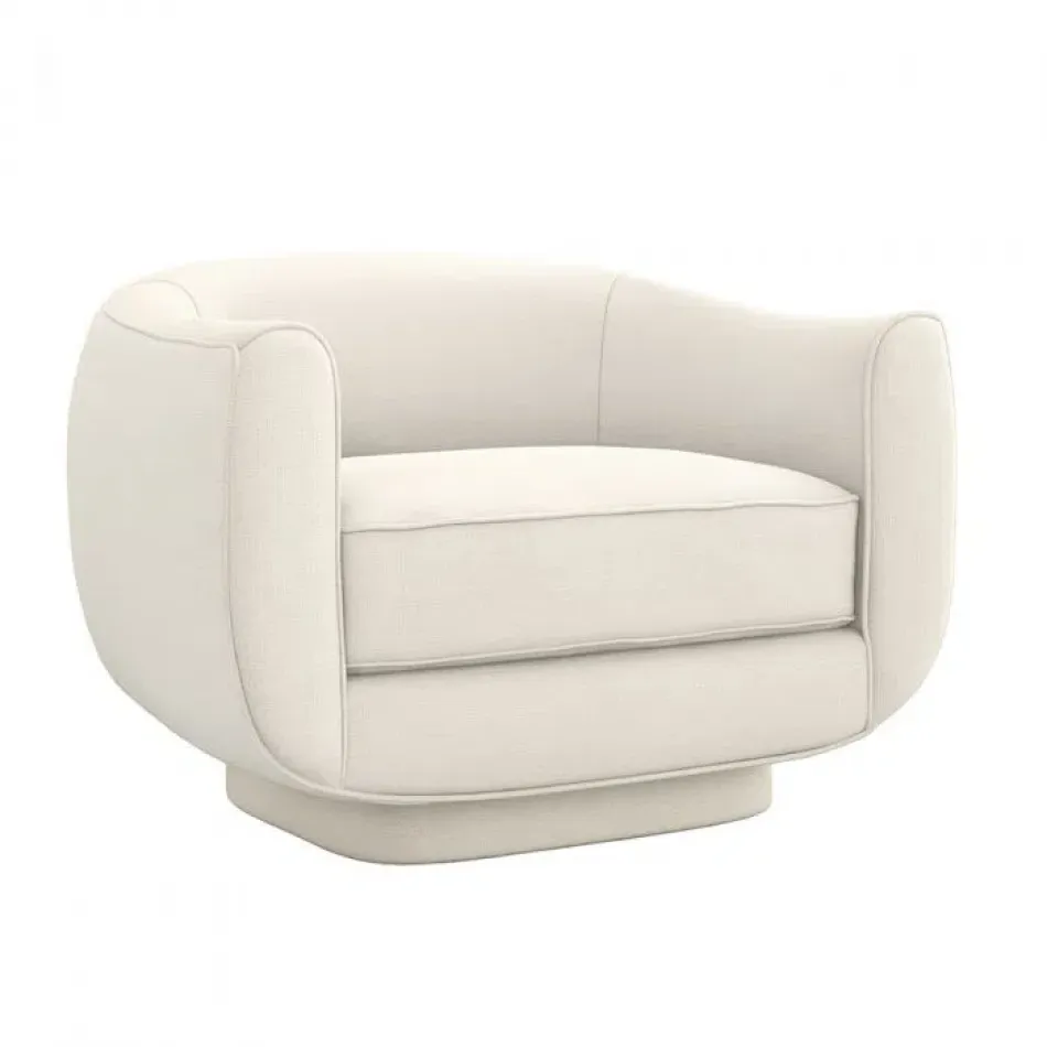 Spectrum Swivel Chair, Pearl