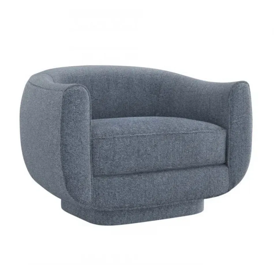 Spectrum Swivel Chair, Azure