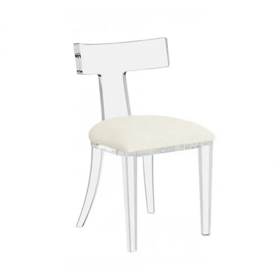 Tristan Acrylic Chair, Dune