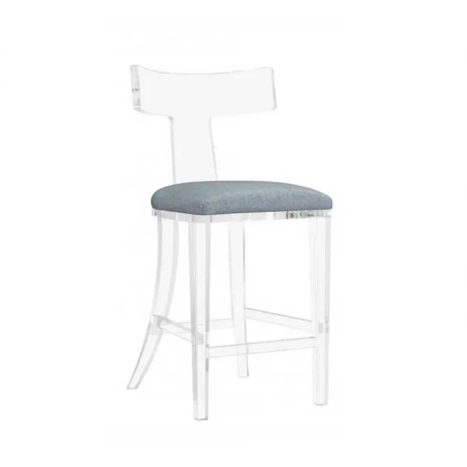 Tristan Acrylic Counter Stool, Marsh