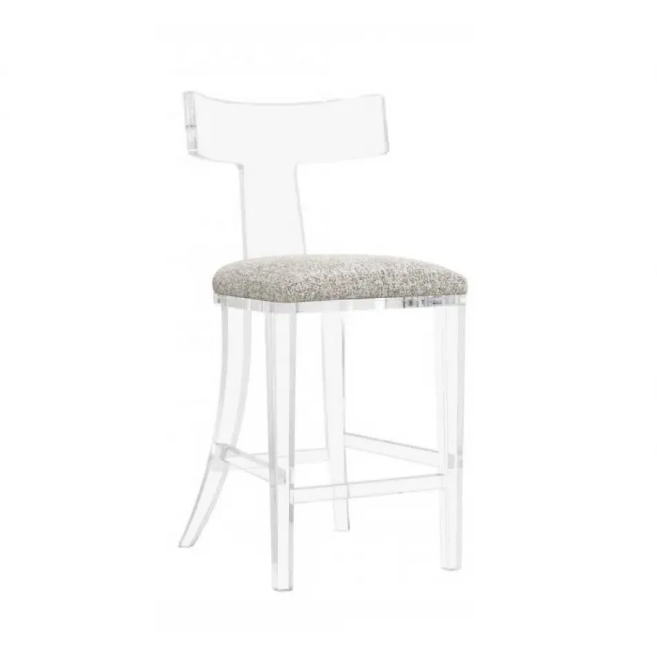Tristan Acrylic Counter Stool, Breeze