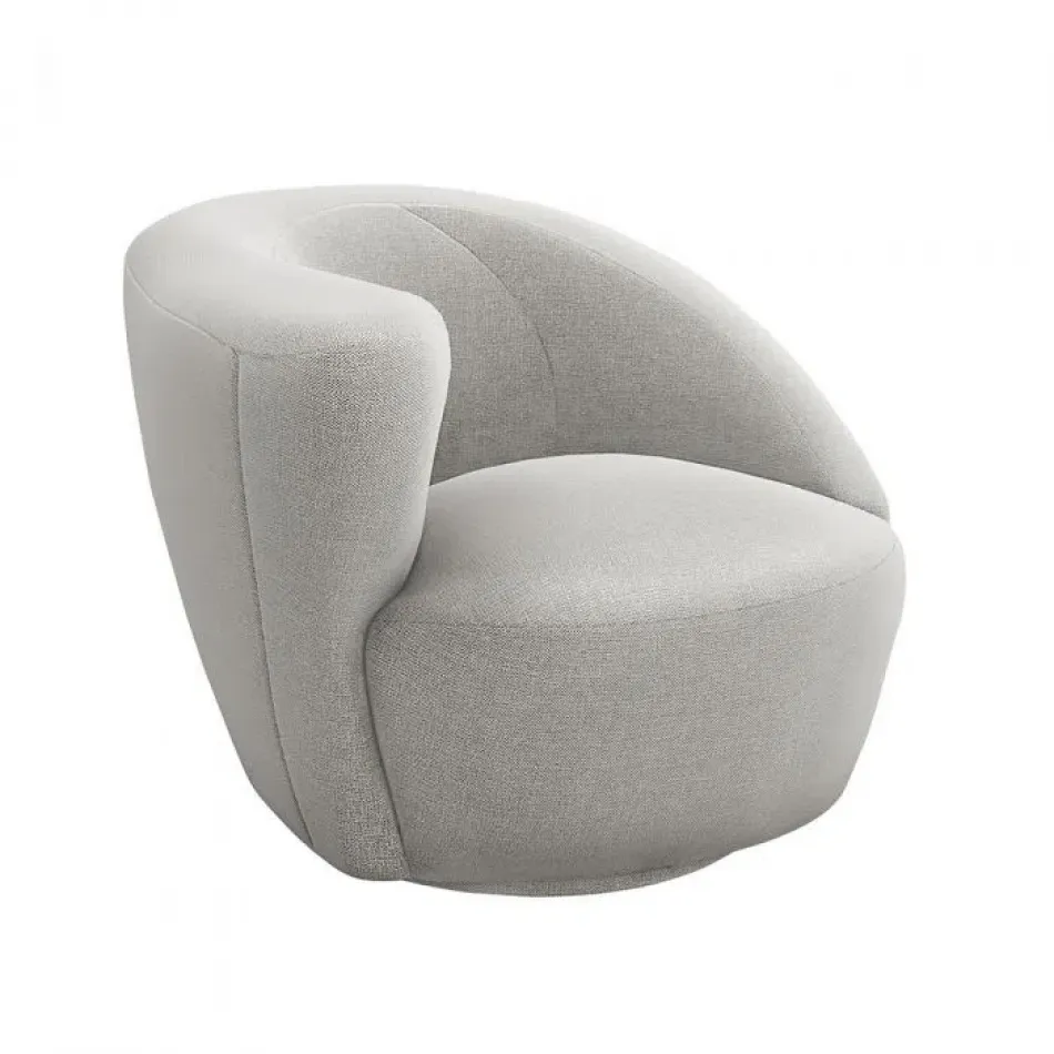 Carlisle Left Swivel Chair, Grey