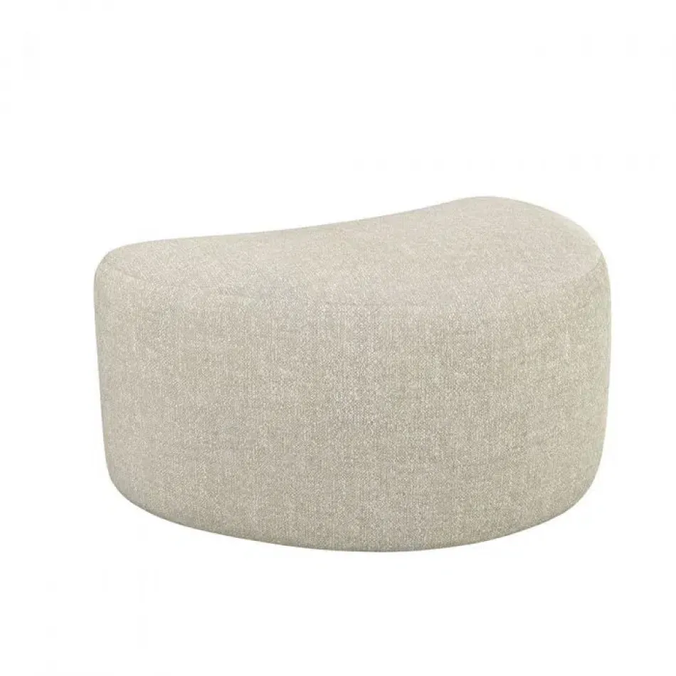 Carlisle Left Ottoman, Wheat