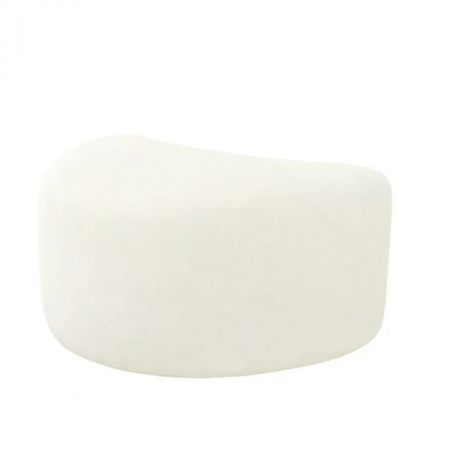 Carlisle Right Ottoman, Pure