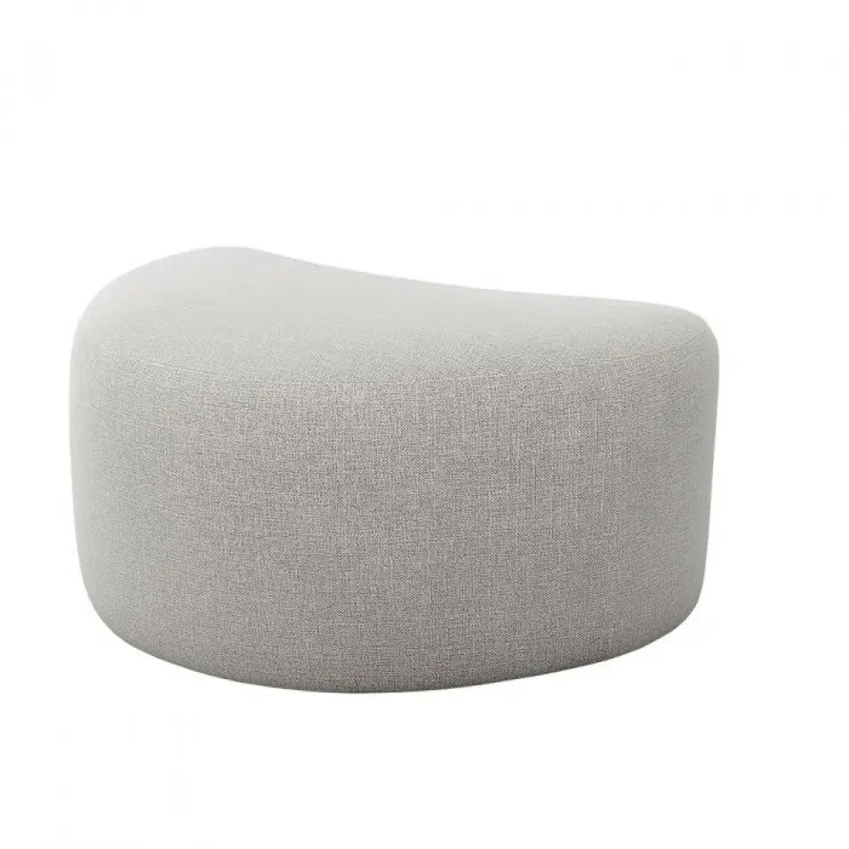 Carlisle Right Ottoman, Grey