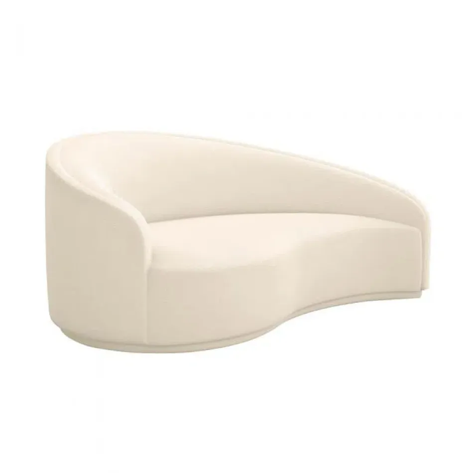 Dana Classic Left Chaise, Pure