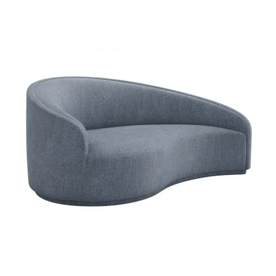 Dana Classic Left Chaise, Azure
