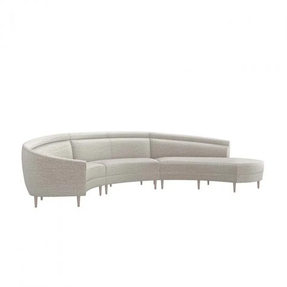 Capri Right Chaise Sectional, Storm