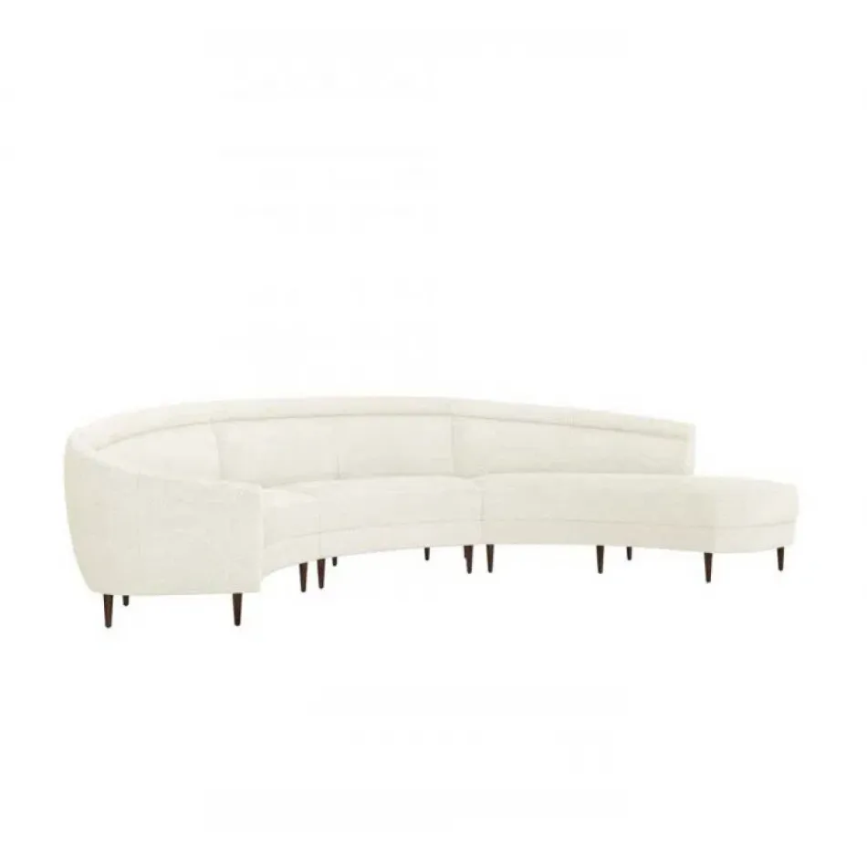 Capri Right Chaise Sectional, Foam