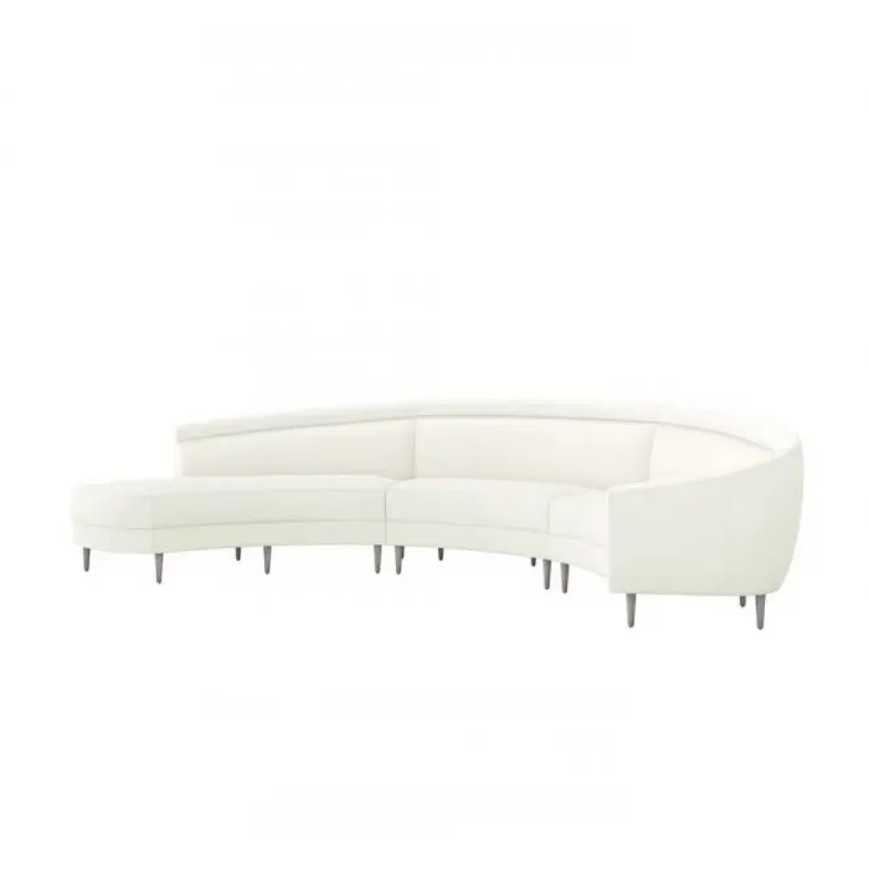 Capri Left Chaise Sectional, Shell