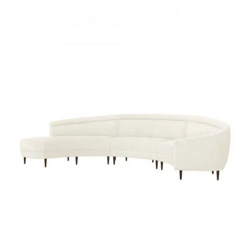 Capri Left Chaise Sectional, Foam