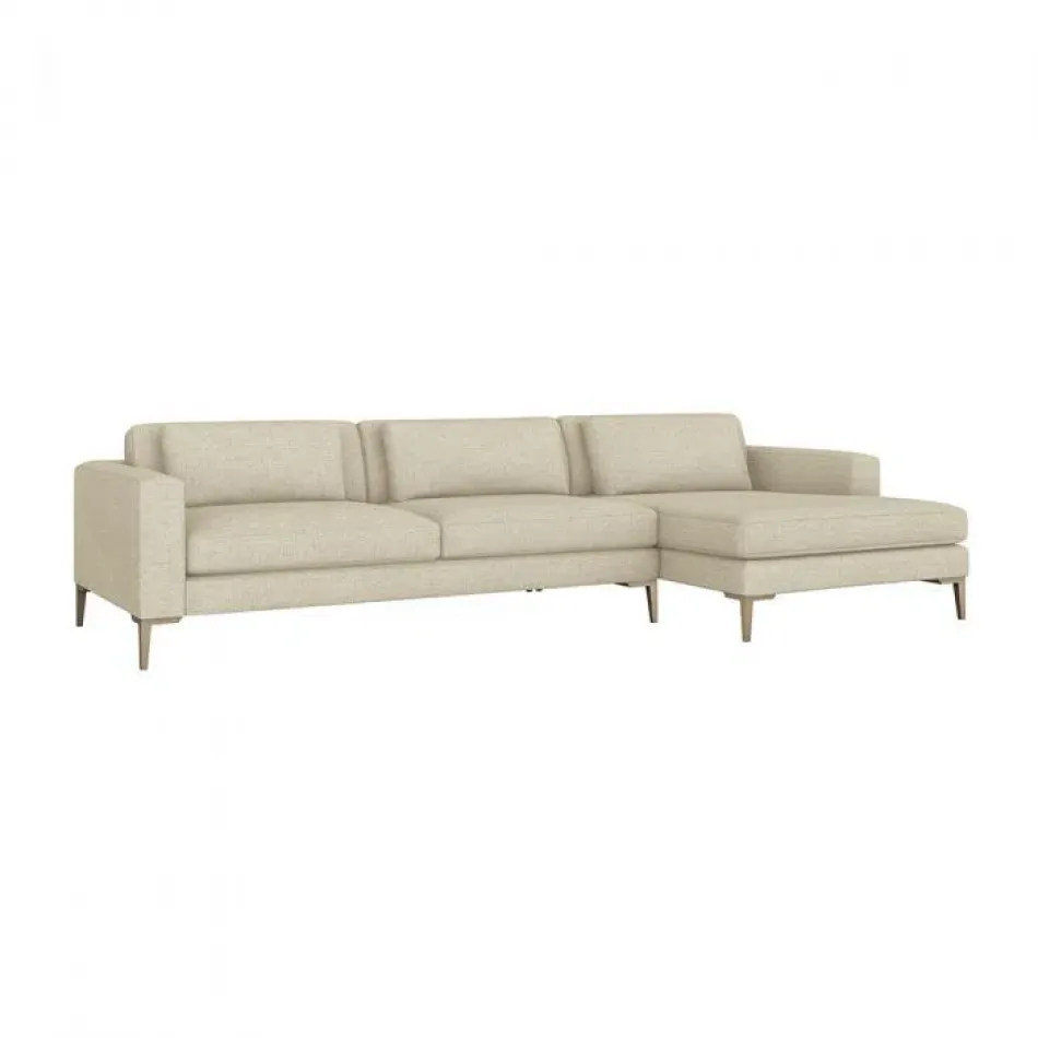 Izzy Right Chaise Sectional, Bluff