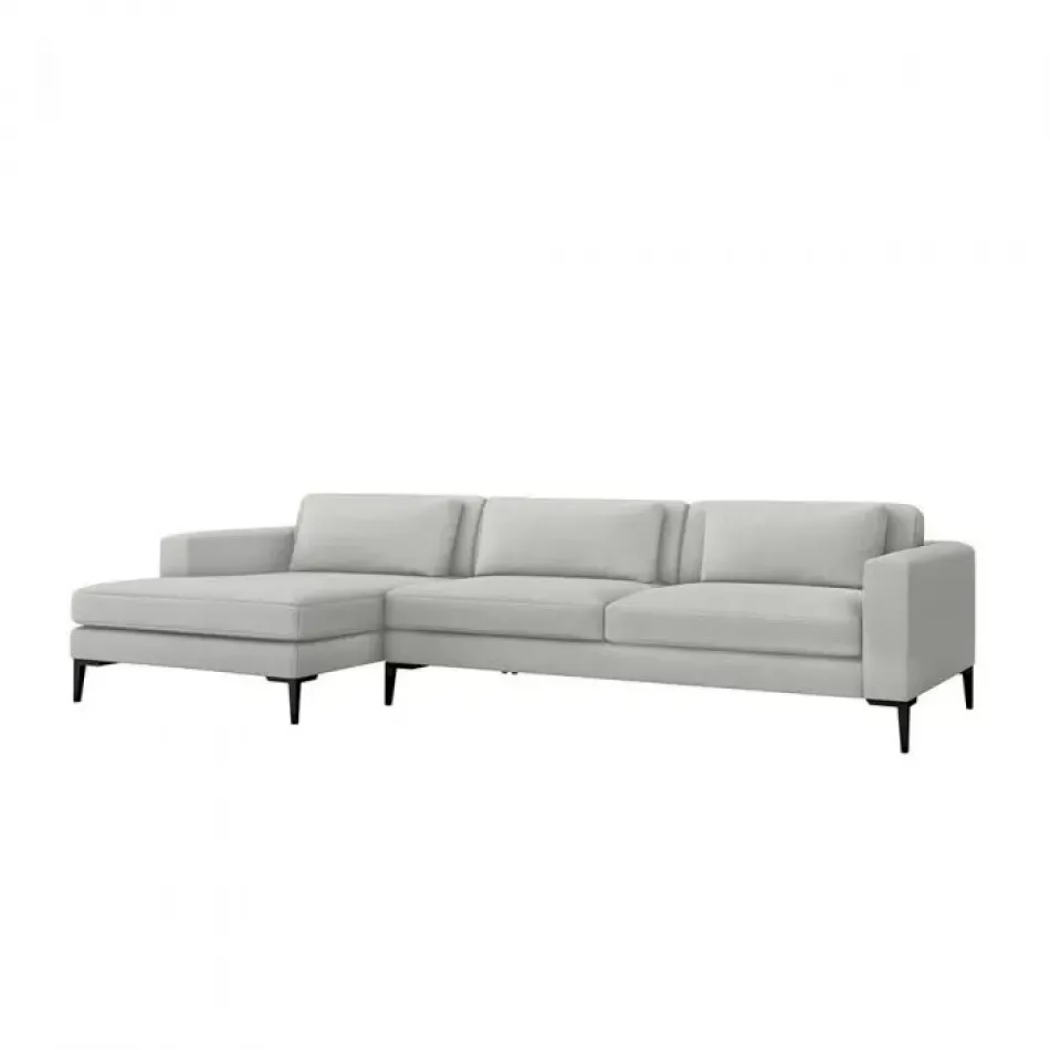 Izzy Left Chaise Sectional, Fresco