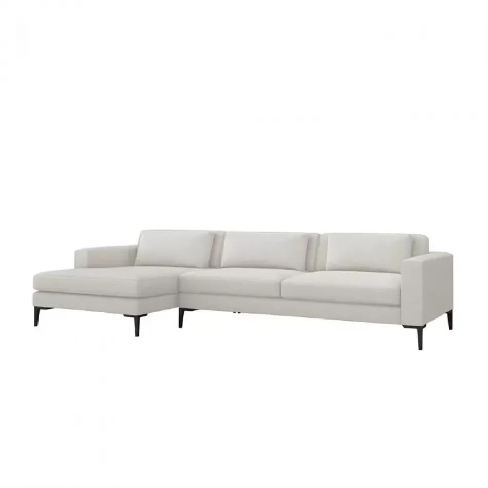 Izzy Left Chaise Sectional, Cameo