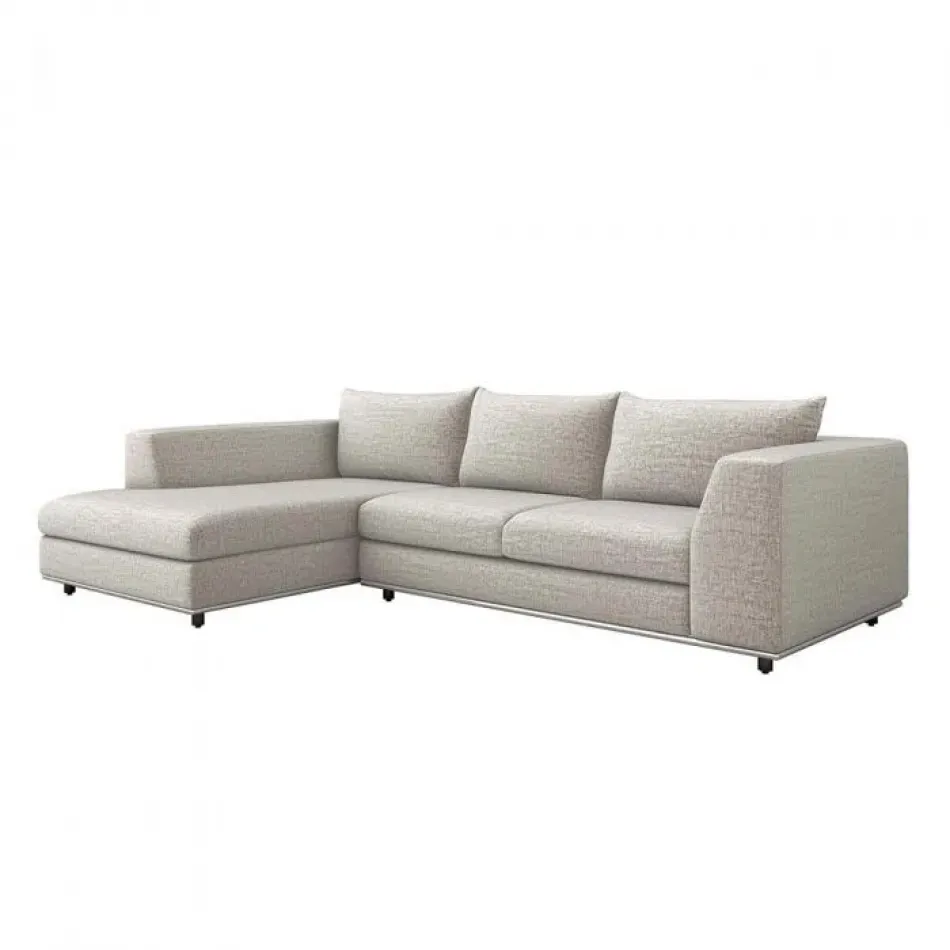 Comodo Right Chaise Sectional, Storm
