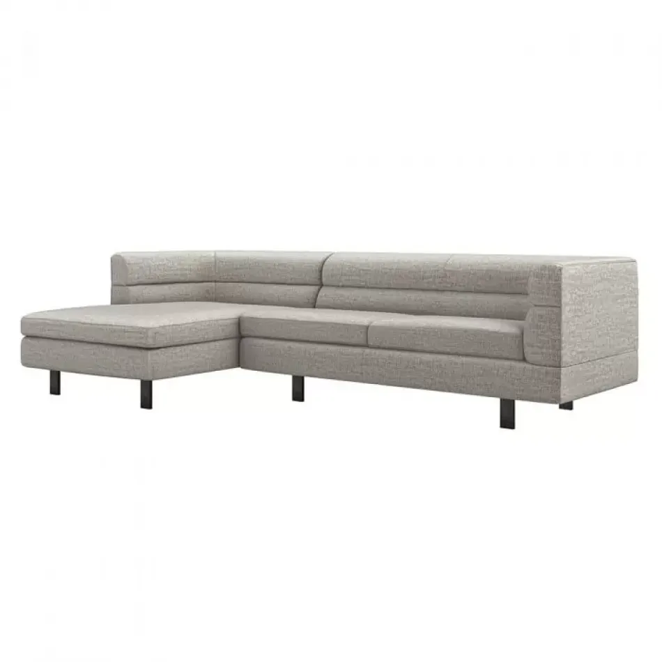 Ornette Left Chaise Sectional, Feather