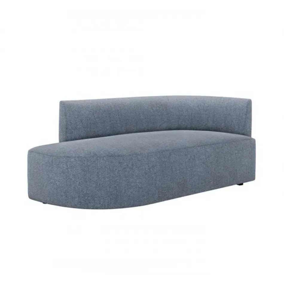 Martine Right Chaise, Azure
