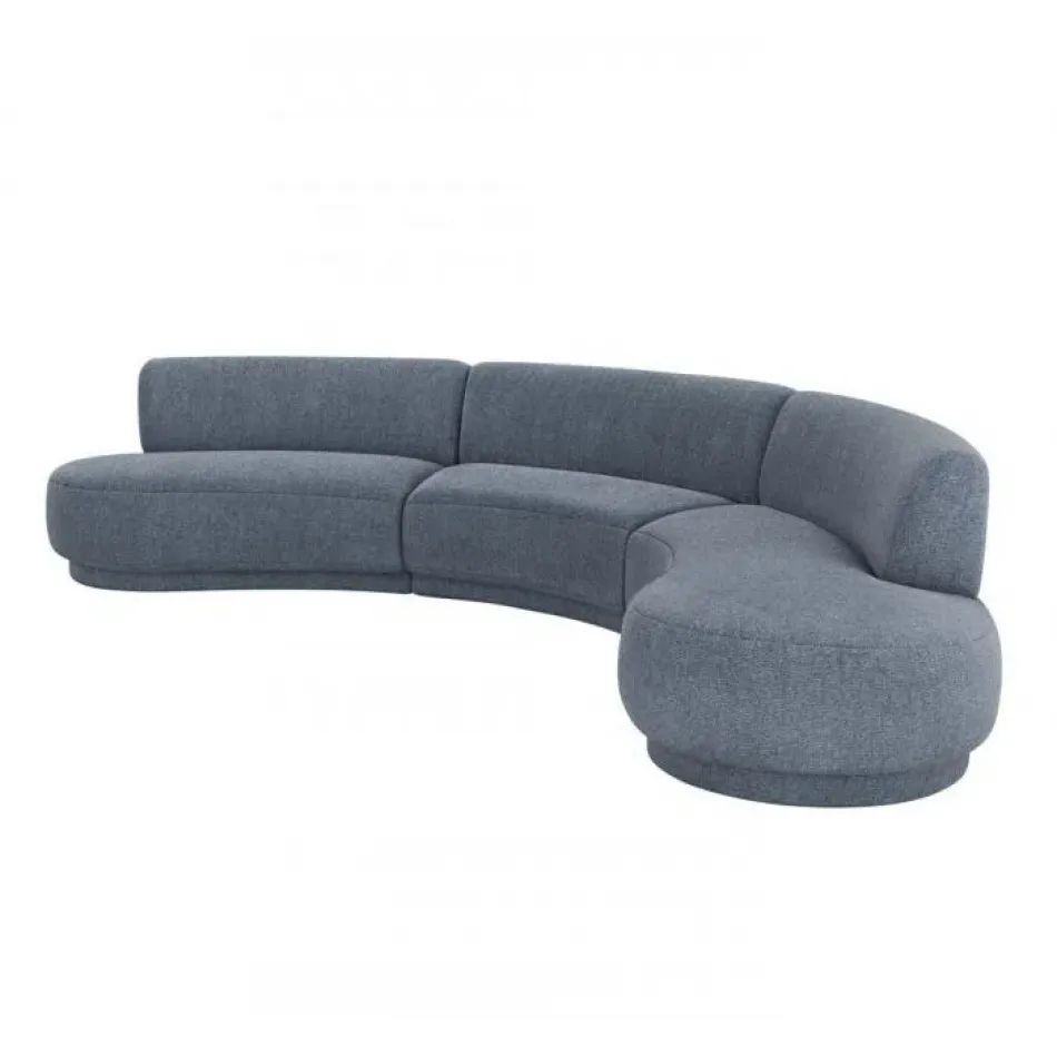 Nuage Right Sectional, Azure