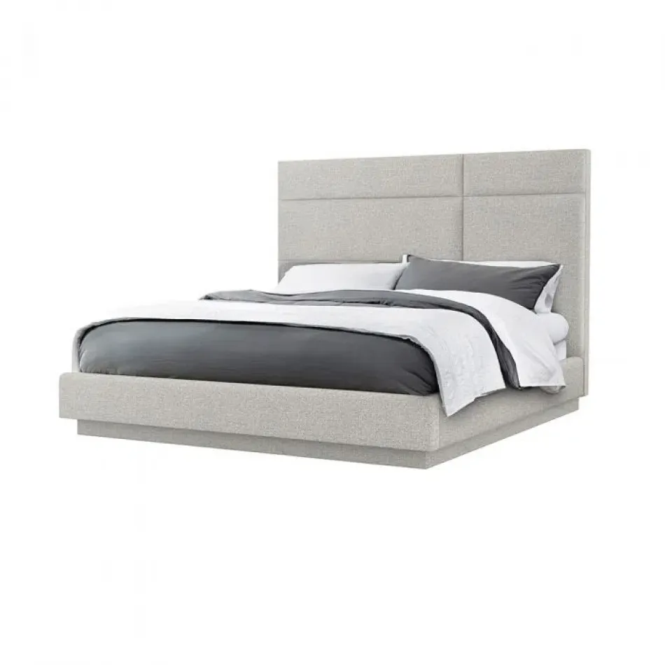 Quadrant King Bed, Rock
