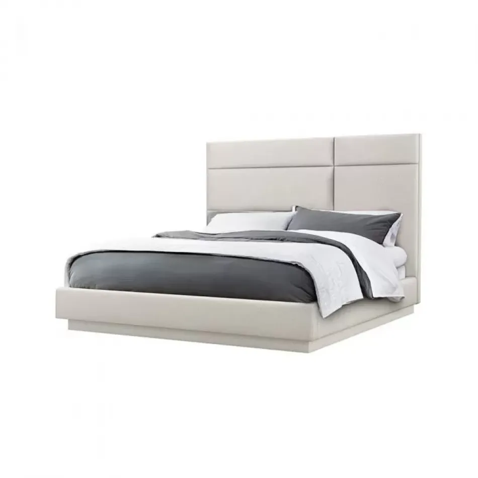 Quadrant Bed Shearling Cream King