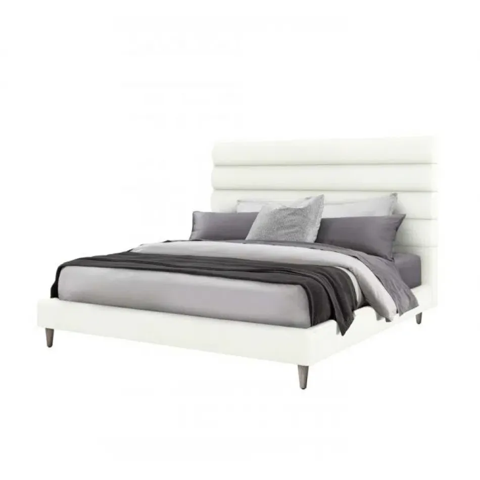 Channel Queen Bed, Shell