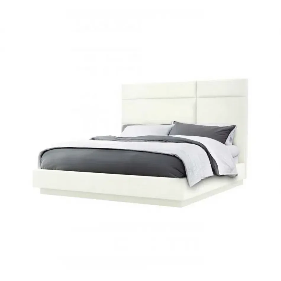 Quadrant Queen Bed, Shell