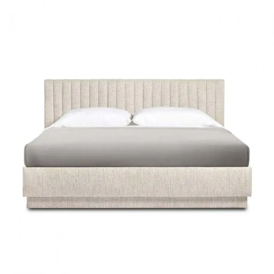Skylar King Bed - Aria Sand