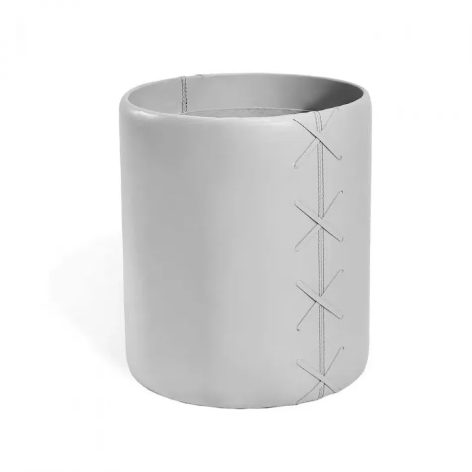 Xavier Wastebasket, Light Grey