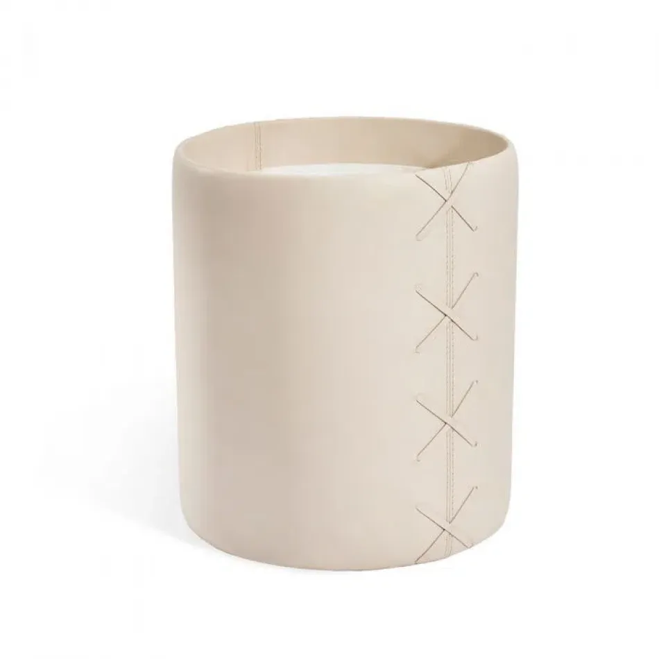 Xavier Wastebasket, Ivory