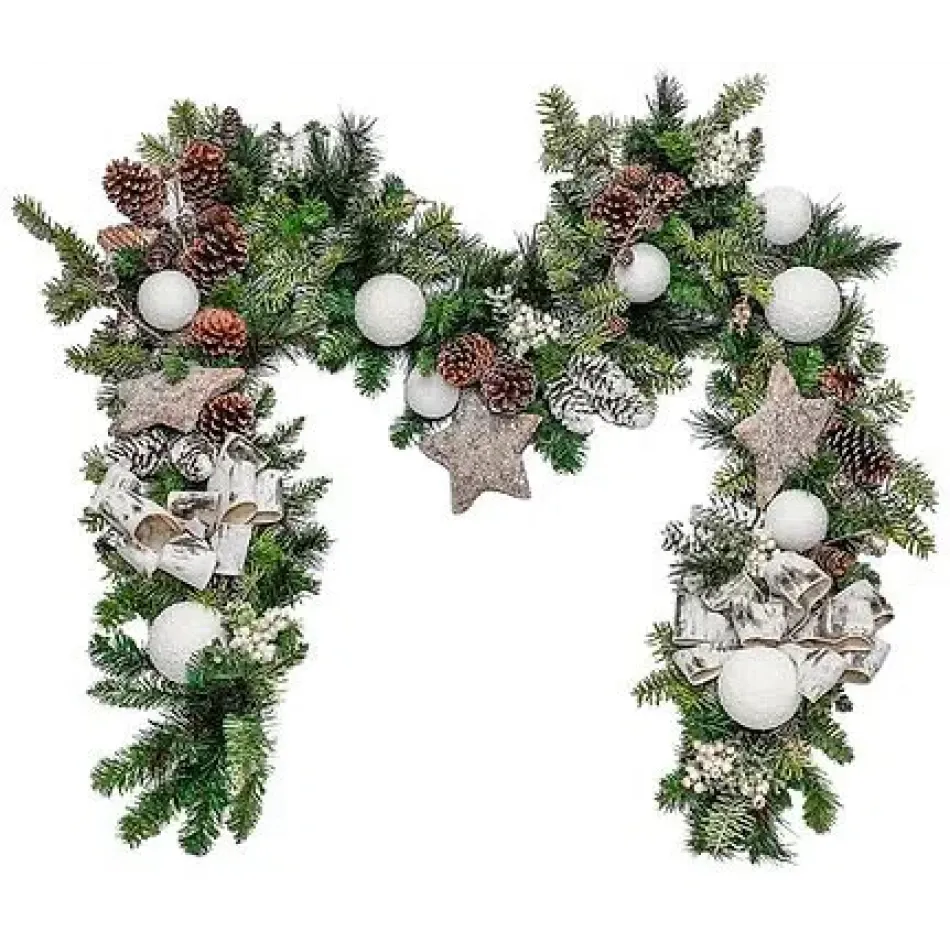 Frosty Star 9' Garland
