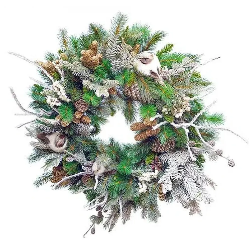 Holiday Bird Wreath