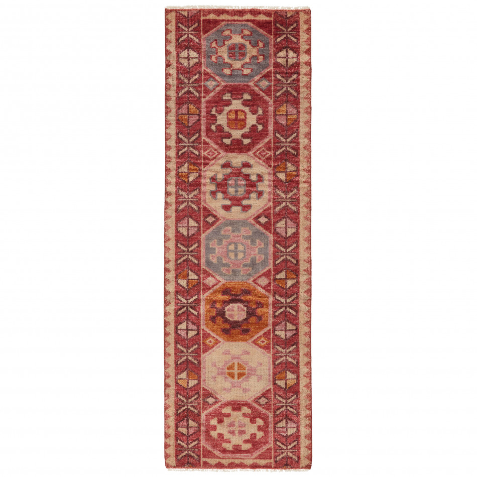 CRD03 Coredora Zetta Pink/Cream Rugs