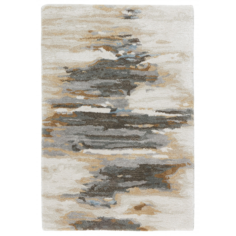 GES07 Genesis Ryenn Cream/Gold  6' x 9' Rug