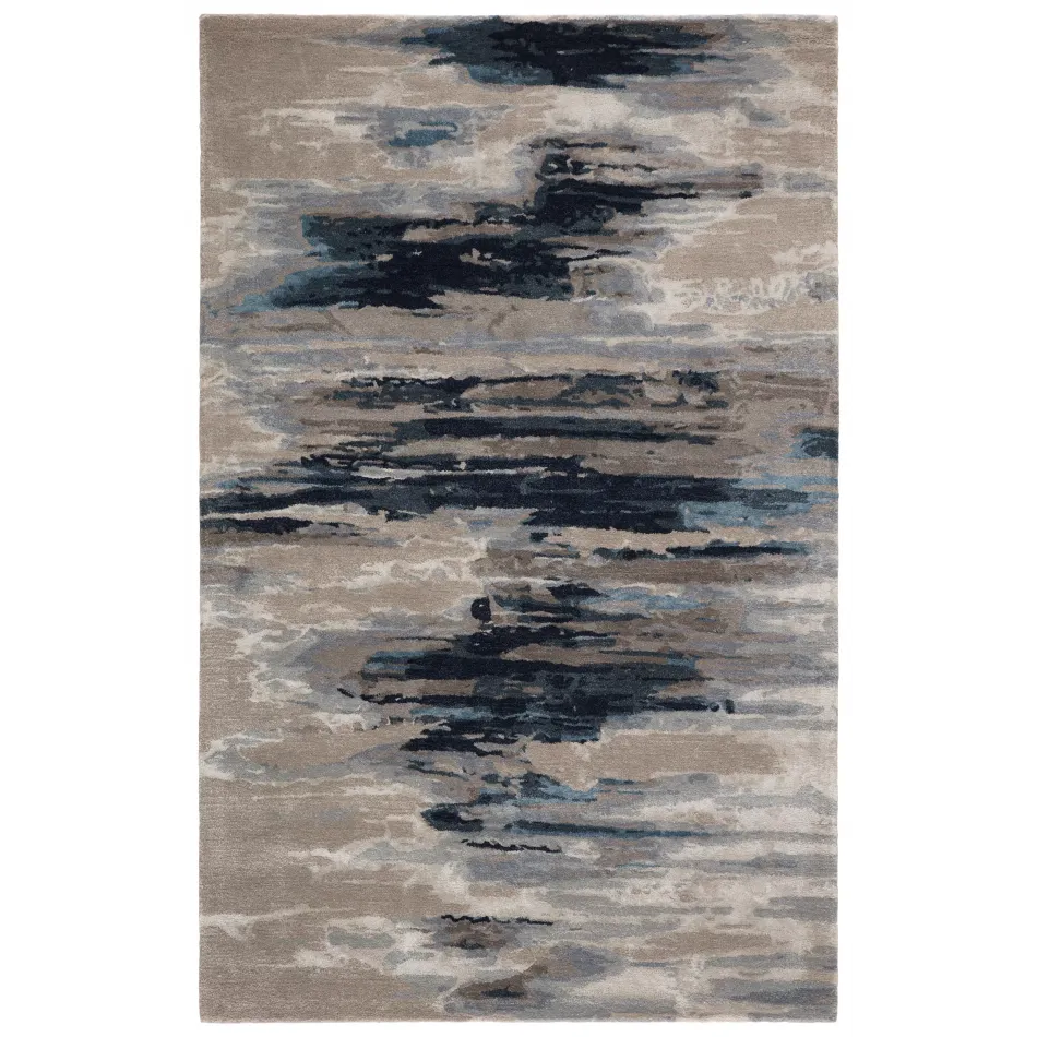 GES40 Genesis Ryenn Dark Blue/Gray Rugs