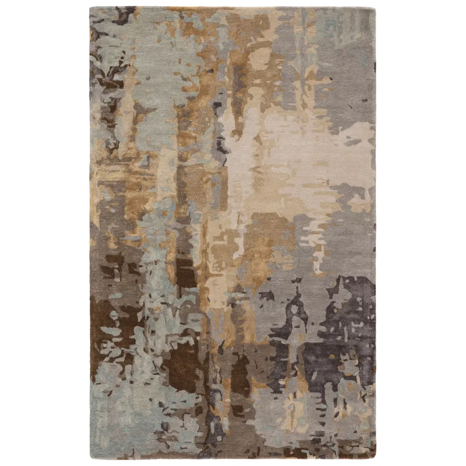 GES44 Genesis Matcha Gray/Gold Rugs