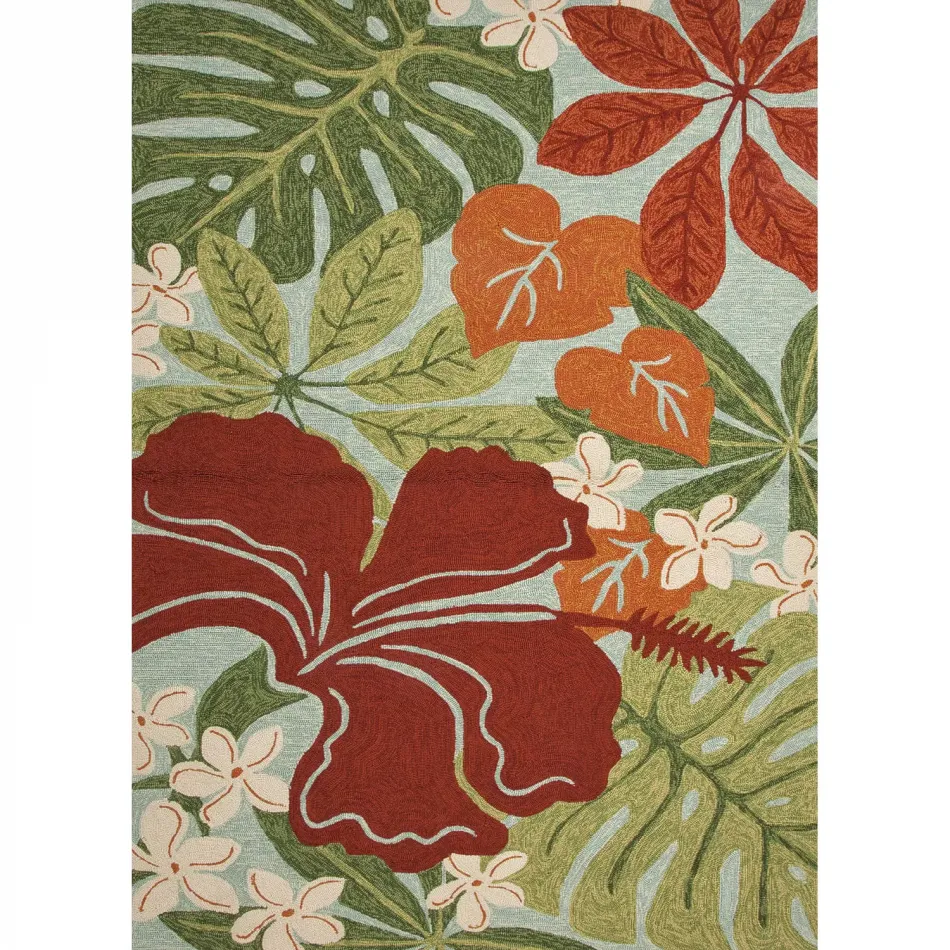 COL20 Coastal Lagoon Luau Surf Spray/Bossa Nova Rug