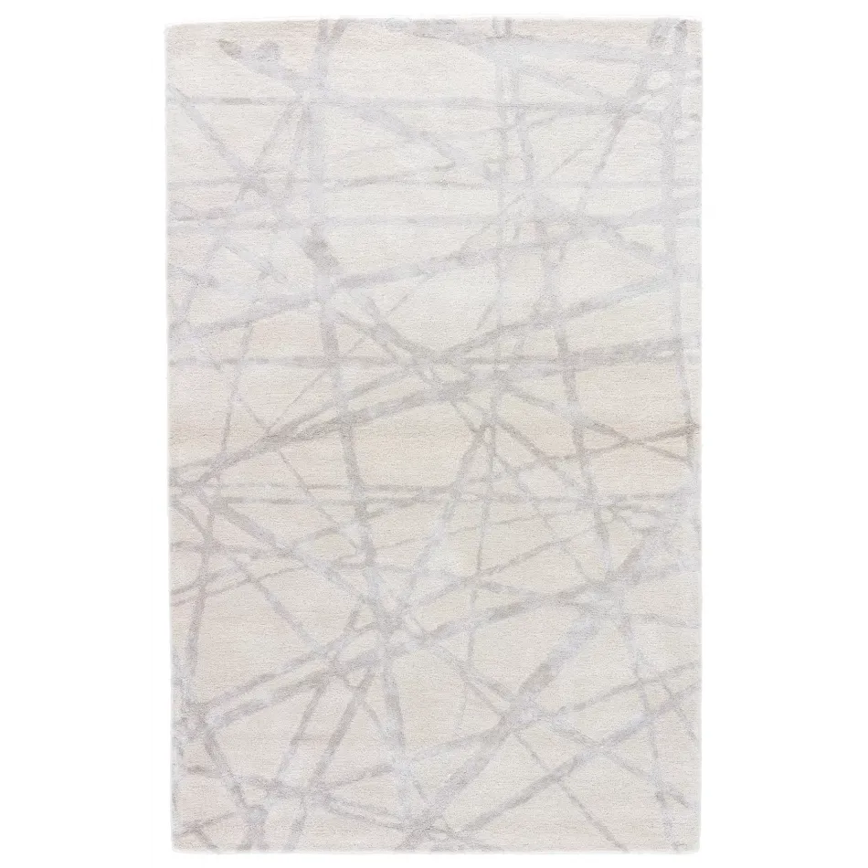 ENK11 Etho By Nikki Chu Avondale White/Gray  8' x 10' Rug