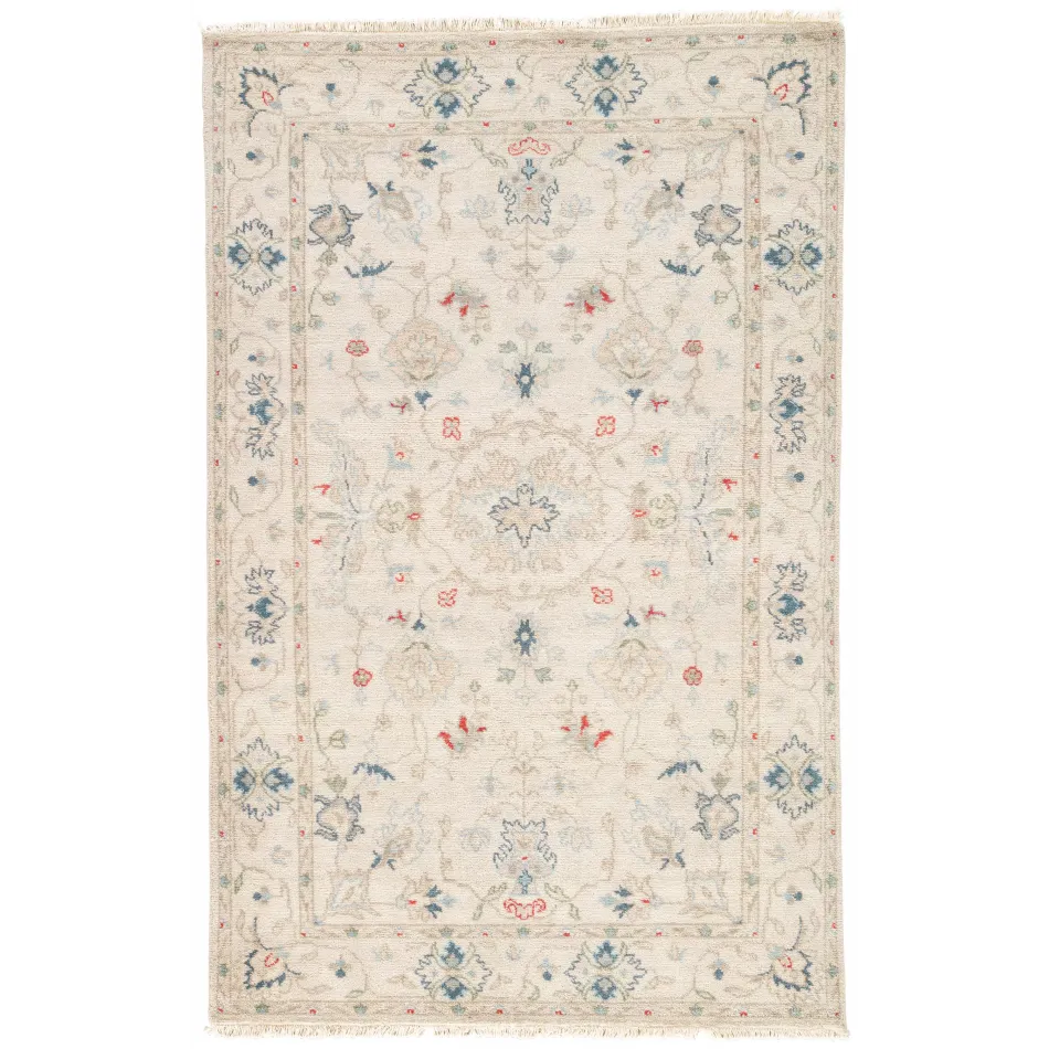 JAR01 Jaipur Revival Hacci Cream/Blue Rugs