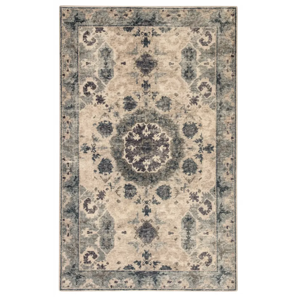 KAI07 Kai Modify Blue/Light Gray  12' x 18' Rug