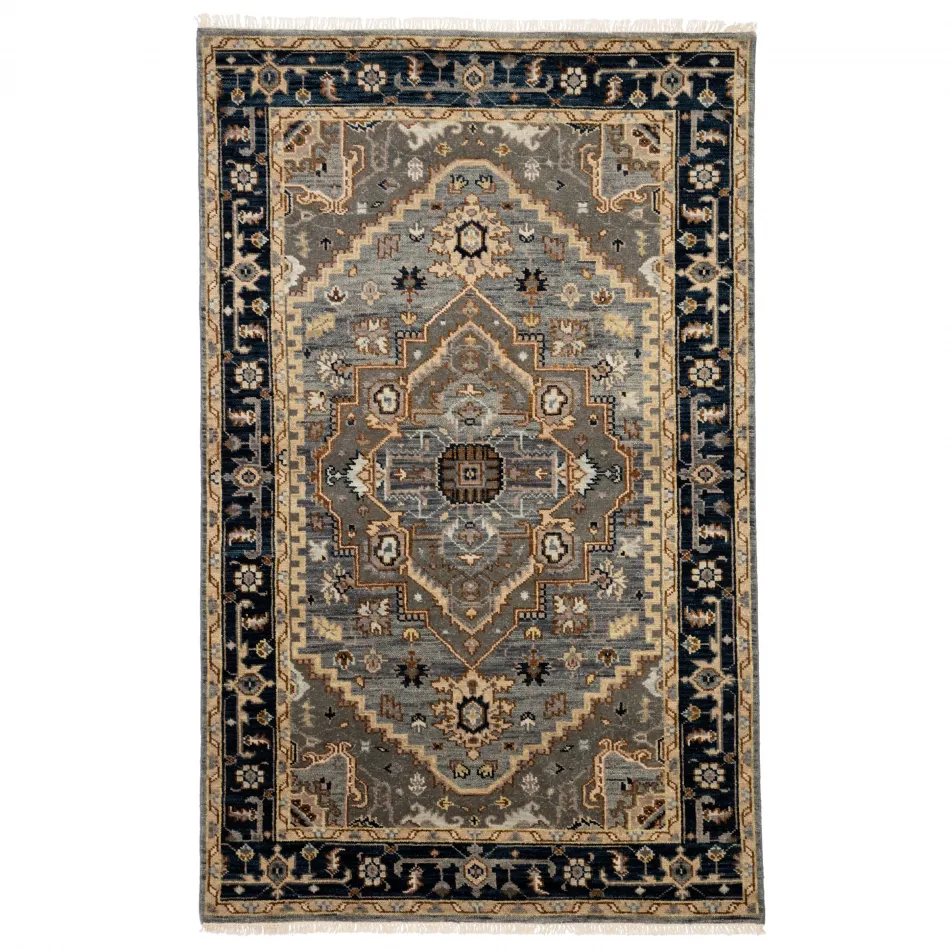 LIB04 Liberty Andrews Gray/Brown  3' x 10' Runner