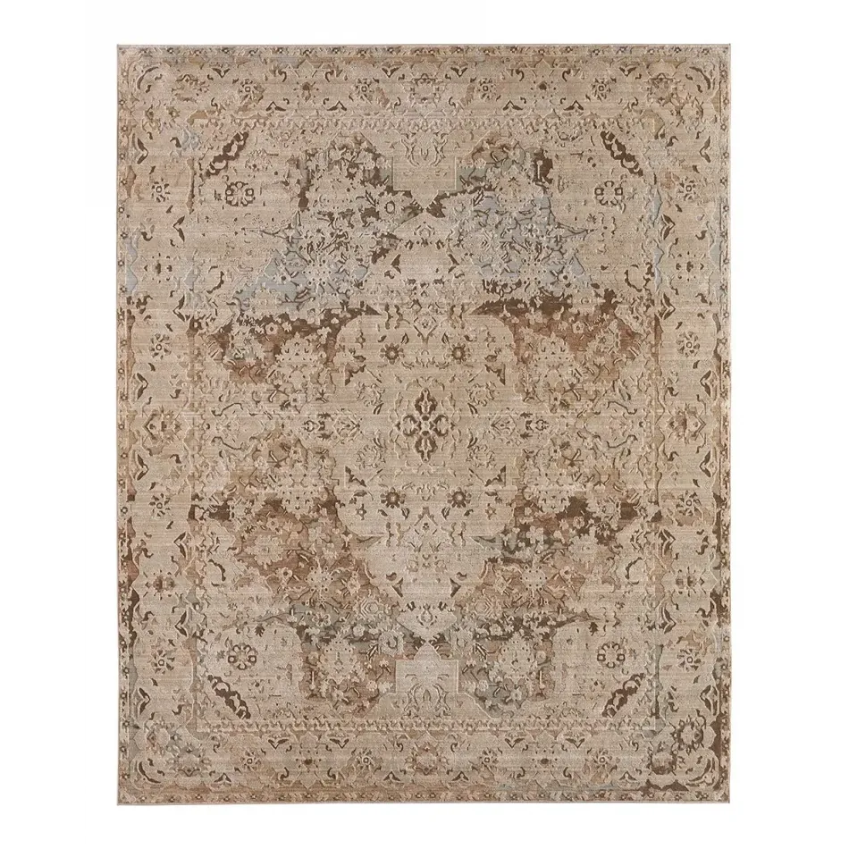 PSE03 Patterned Silence Gray Multicolor Rug