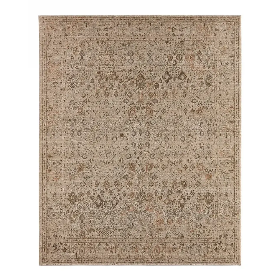 PSE05 Patterned Silence Gray Yellow / Gold Rug