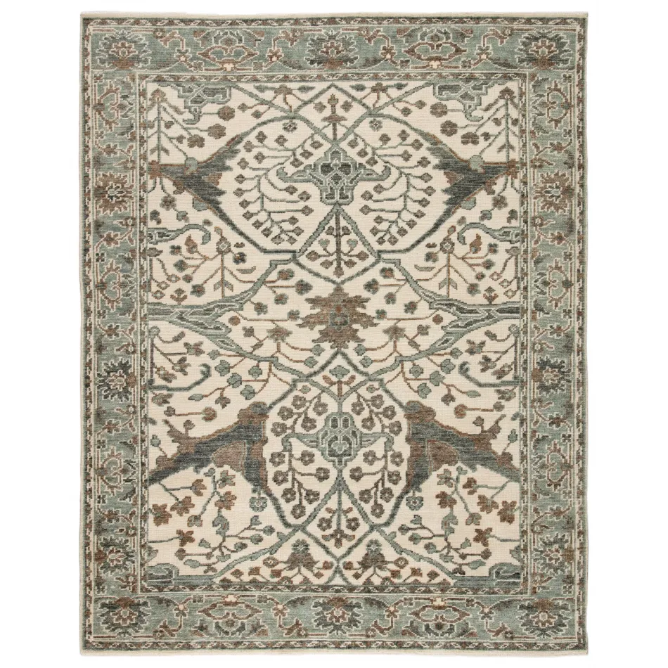 SLN11 Salinas Slayton Light Teal/Ivory Rugs