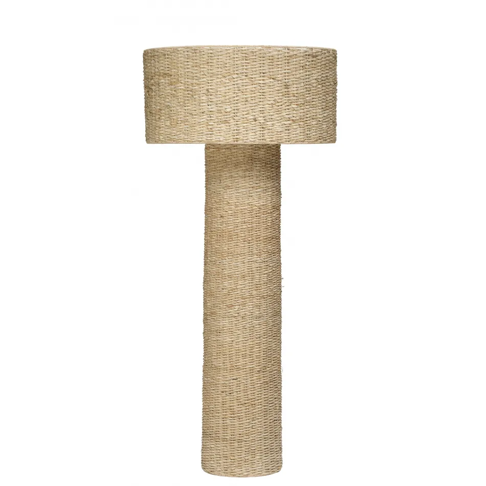 Big Island Woven Floor Lamp, Natural