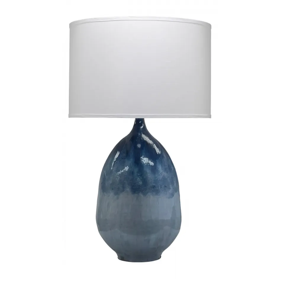 Twilight Iron Table Lamp, Blue Ombre