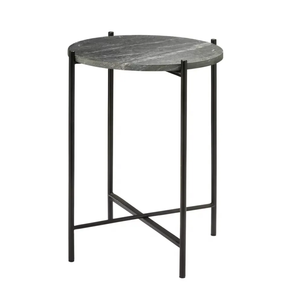 Domain Iron Side Table, Black