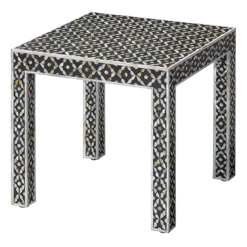 Evelyn Mother of Pearl Side Table