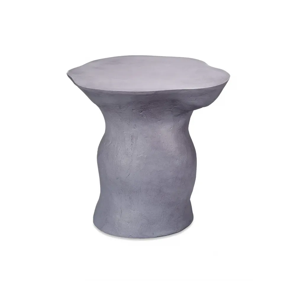 Sculpt Grey Blue Side Table
