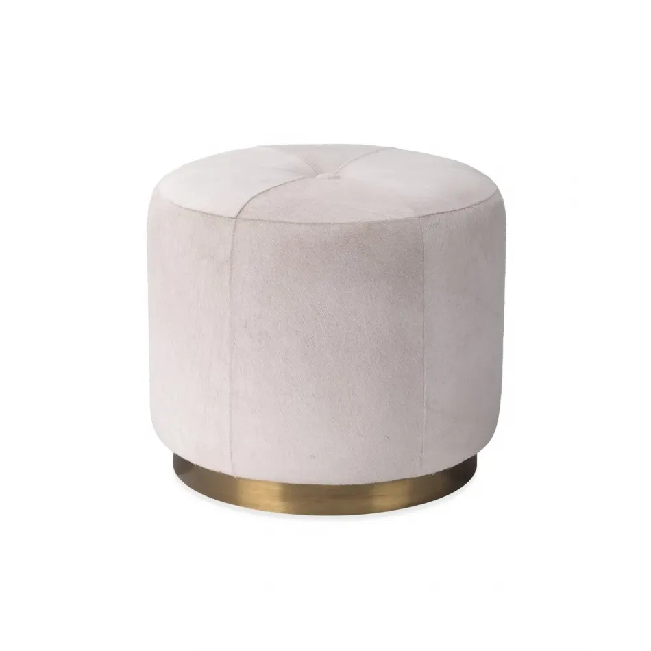 Thackery Hide On Roud Pouf, Small