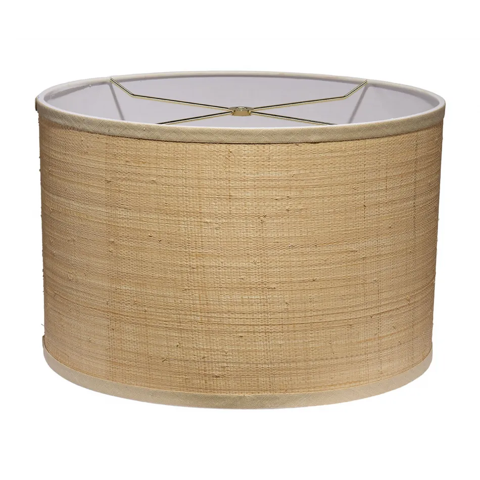 Drum Raffia Shade, Medium